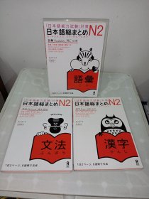 日本语能力试验对策N2 文法+词汇+汉字（3册合售）
