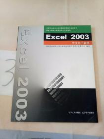 Excel 2003中文电子表格。