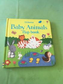 Baby Animals Flap Book (Usborne Flap Books) Board book 动物宝宝翻翻书。