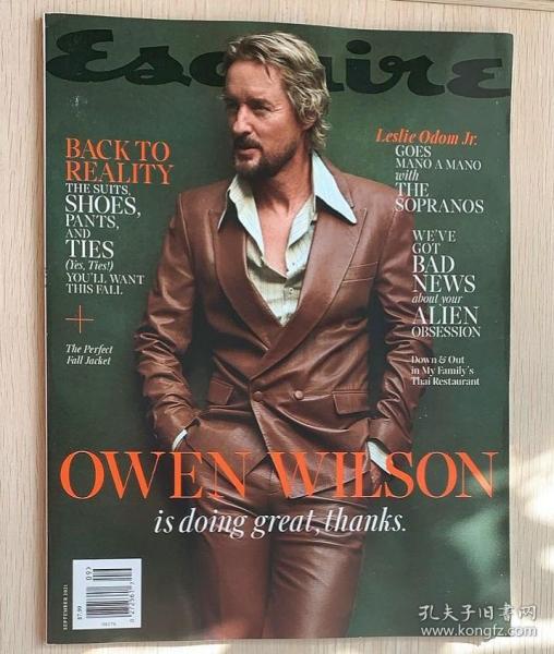 美国版 君子Esquire时尚先生2021年9月 男士时尚时装 英文杂志