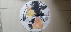 中国美术家协会会员，画家张君“葫芦，小鸡”水墨画