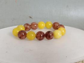 清代老翡翠珠子手串
