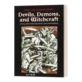 正版现货 魔鬼 恶魔和巫术插图集 Devils Demons and Witchcraft 英文原版艺术画册读物 进口英语书籍