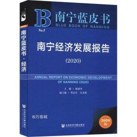 正版现货 南宁蓝皮书：南宁经济发展报告（2020）