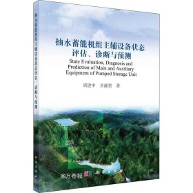 正版现货 抽水蓄能机组主辅设备状态评估、诊断与预测