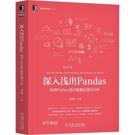 正版现货 深入浅出Pandas：利用Python进行数据处理与分析