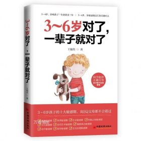 正版现货 3-6岁对了 一辈子就对了 王银杰 著 网络书店 正版图书