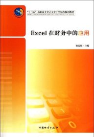 正版现货 “十二五”高职高专会计专业工学结合规划教材：Excel在财务中的应用