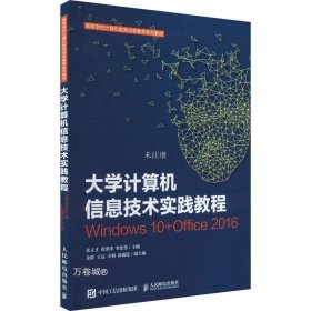 正版现货 大学计算机信息技术实践教程(Windows10+Office2016高等学校计算机教育信息素养系