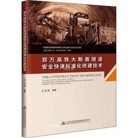 正版现货 郑万高铁大断面隧道安全快速标准化修建技术