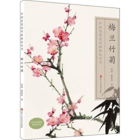 正版现货 梅兰竹菊/中国意笔花鸟画技法丛书