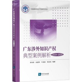 正版现货 广东涉外知识产权典型案例解析（2019-2020）