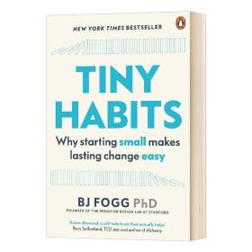 福格行为模型 Tiny Habits 英文原版励志读物 进口英语书籍