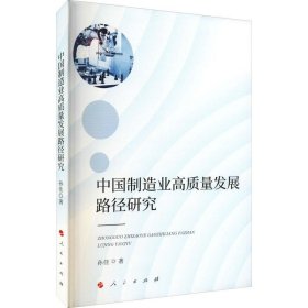 正版现货 中国制造业高质量发展路径研究（J)