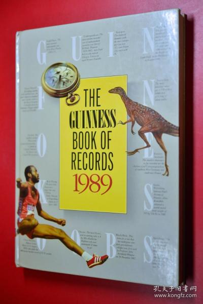 the guinness book of records 1989 吉尼斯纪录 英语原版 12开精装