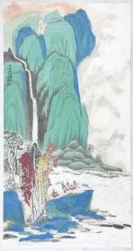 得自作者本人，终身保真 （有合影）    薛保平（又名:薛平），1951年4月出生于陕西铜川，成长于河南焦作，现在是北京宋庄画家村画家，中原书画院、中原美术学院客座教授。1