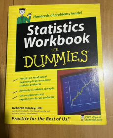 STATISTICS WORKBOOK FOR DUMMIES 虛擬人的統計工作手冊 英文版