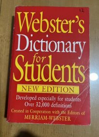 Webster's Dictionary for Students 韦伯斯特学生词典 英文版 正版库存特价