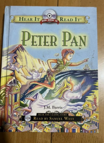 Peter Pan (Hear It Read It) 彼得·潘 儿童英语故事绘本阅读 附光盘 精装