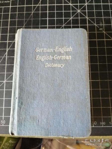 German-English English-German Dictionary（民國二十九年影印發行）128開本