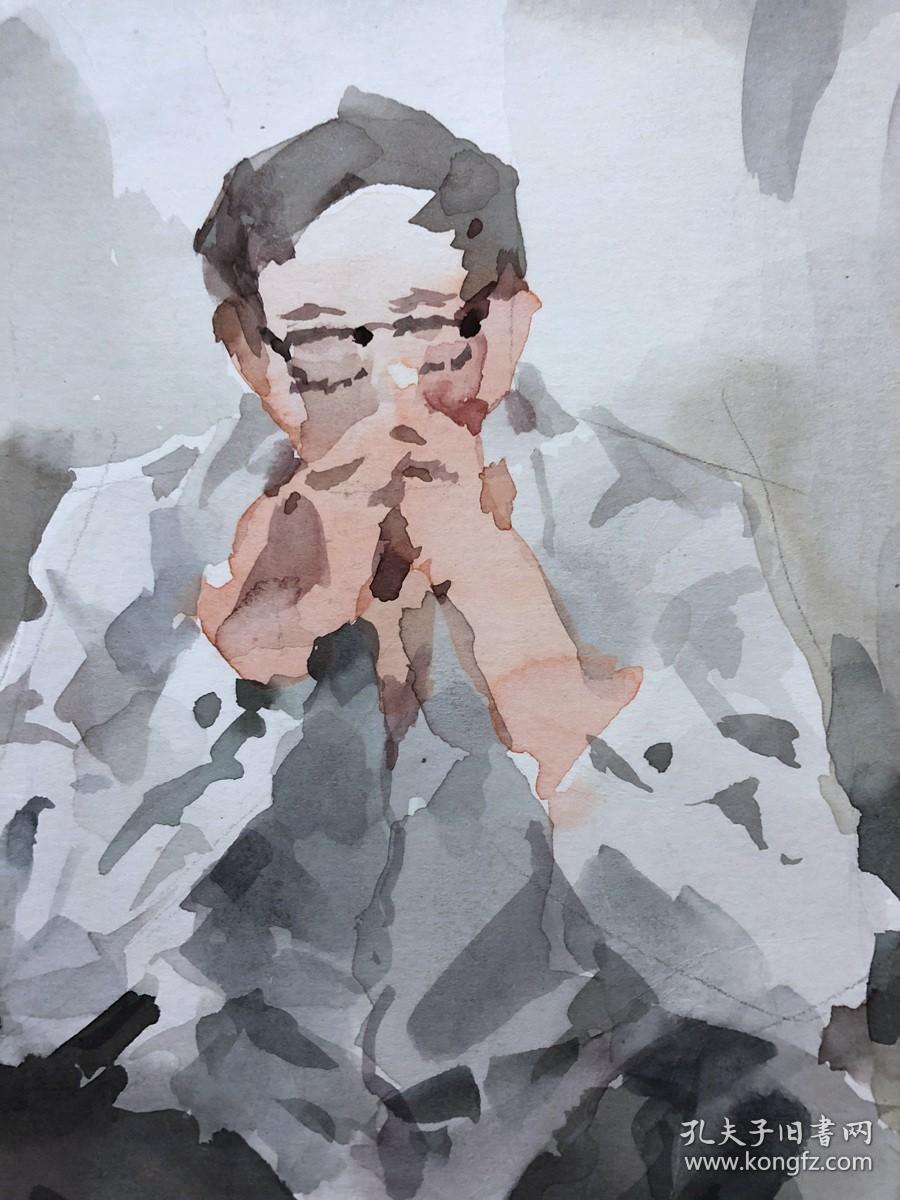 书画水彩画 人物 4开 孔夫子旧书网
