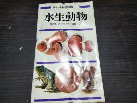 ポケット科学図鑑 3 水生动物 内田亨 学习研究社 1977年 约50开平装  原版日本日文书 图片实拍