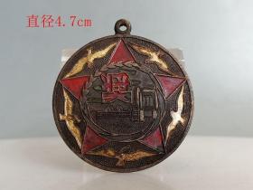 乡下收的少见老铜挂件
