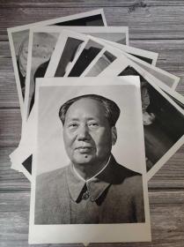 领袖图片 7张 分别与董必武、周恩来、叶剑英、朱德、康生、华国锋在一起