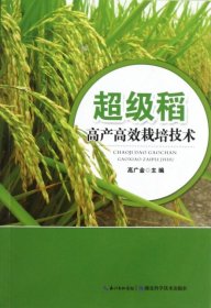 正版书超级稻高产高效栽培技术