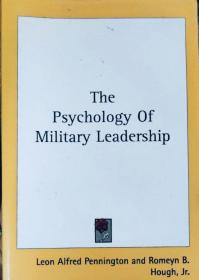 The Psychology of Military Leadership art Philosophy history 英文原版