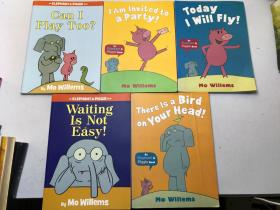Elephant & Piggie: Today I Will Fly (by Mo Willems) 小象小猪系列：我要飞、等（5本合售）