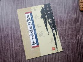 《文征明书草堂十志》馆阁体小楷，工整俏丽，品如图