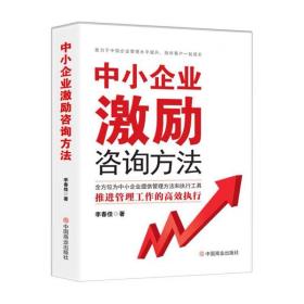 中小企业激励咨询方法 李春佳 中国商业出版社