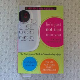 he's just not that into you  The Newly Expanded Edition   greg Behrendt  英语进口原版精装