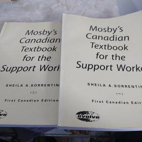 英文原版Mosby's Canadian Textbook for the Support Worker(一和二）2册合售