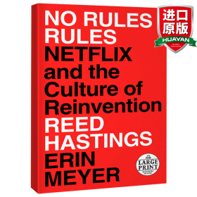 英文原版 No Rules Rules 无规则的规则 Netflix公司文化的重塑 英文版 进口英语原版书籍
