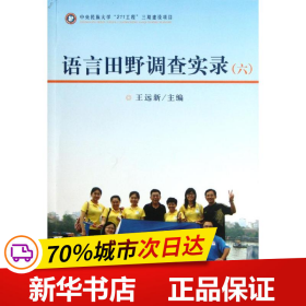 保正版！语言田野调查实录(六)9787566000880中央民族大学出版社王远新