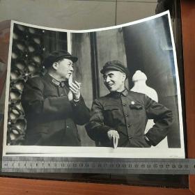 毛主席和林彪 照片