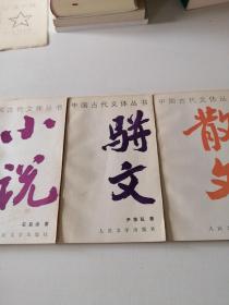 中国古代文体丛书：小说  散文  骈文