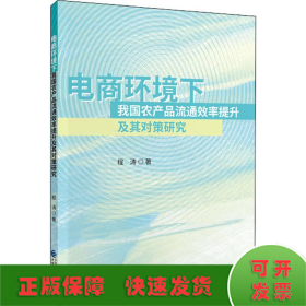 电商环境下农产品流通效率提升及其对策研究