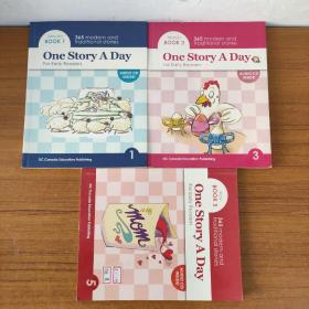 英文原版 one story a day book 1 january+book 3 march+book 5 may  三册合售