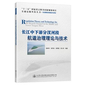 正版书长江中下游分汊河段航道治理理论与技术
