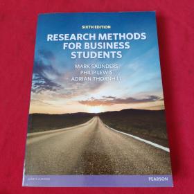 RESEARCH METHODS FOR BUSINESS STUDENTS：SIXTH EDITION