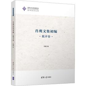 肖鹰文集初编 批评卷肖鹰清华大学出版社