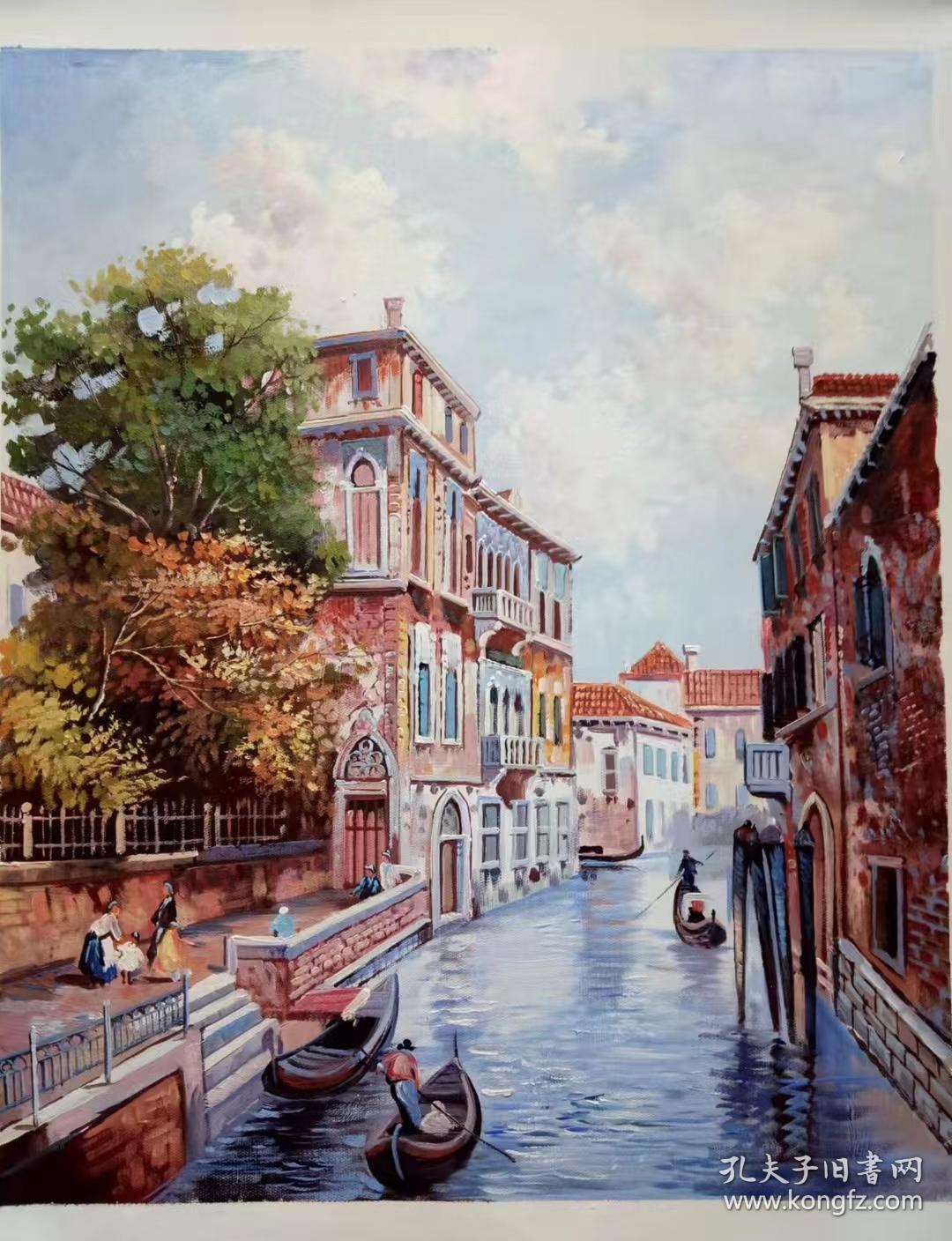 油画 威尼斯,50*60