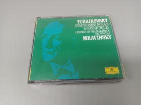 绝版 DG 柴可夫斯基：4-6号交响曲 （2CD）穆拉文斯基指挥