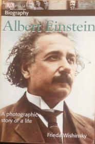 Albert Einstein a life biography 英文原版铜版纸 品相好