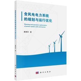 含风电电力系统的规划与运行优化戴朝华科学出版社