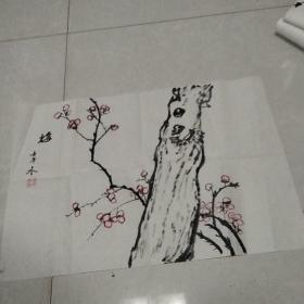 字画:梅:季杏增手绘