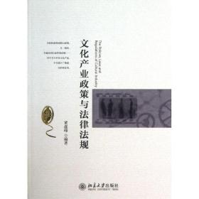 【正版新书】 文化产业政策与法律法规 黄虚峰 北京大学出版社